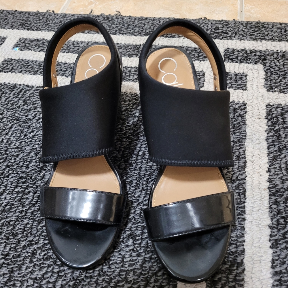 CK wedge sandals